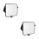 2Pcs Universal Car Interior Rearview Mirror For Child Safety 7
