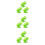 9 Pcs Clockwork Jumping Plastic Toy Set For Kids Green 8