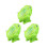 9 Pcs Clockwork Jumping Plastic Toy Set For Kids Green 10
