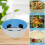 4Pcs Colorful Ceramic Soup and Rice Bowls Kitchen Tableware 4