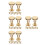 40 Pcs Rivet Fastening Kit Flat Head Studs For Book Binding 6