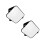 2Pcs Universal Car Interior Rearview Mirror For Child Safety 10