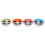 4Pcs Colorful Ceramic Soup and Rice Bowls Kitchen Tableware 10