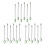 18 Pcs Swizzle Sticks For Professional And Household Use 5