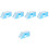 5Pcs Plastic Hamster Hideout For Guinea Pig Sleeping Hut 6
