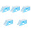 5Pcs Plastic Hamster Hideout For Guinea Pig Sleeping Hut 5
