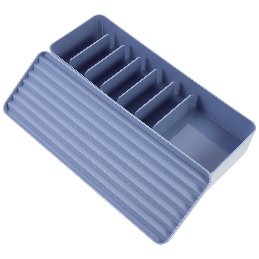 4 Pcs Cable Storage Box Multi-Grid Dust-Proof Holder With Lid 3622752943052