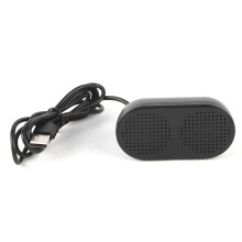 Stylish Slim Design Stereo Sound Computer Speaker USB Powered Dual Speaker Units with Plug and Play Lightweight and Portable