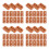 200Pièces Miniatures Artisanales Décor De Marron 10