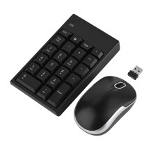 Portable Wireless Number Pads Numeric Keypad 2.4 GHz Plug And Play Ergonomic Design Mute Touch Comfortable Power Saving Multi Compatibility