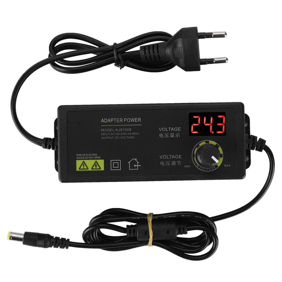 Universal Power Supply With Adjustable Voltage Output Efficient Variable Power Supply Converter Featuring Led Display And Built-In Safety Protection 9423501843548