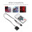 Controller LED wireless con telecomando RF, controller per strisce LED da 5V a 24V DC, controller dimmer RF con funzione di memoria e luminosità 6