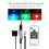 Controller LED wireless con telecomando RF, controller per strisce LED da 5V a 24V DC, controller dimmer RF con funzione di memoria e luminosità 5