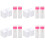 4 Sets Nail Polish Remover Wipes With Empty Bottle 5