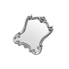 2Pcs Mini European Mirror Retro Dressing Table Accessory