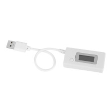 Multimetru digital USB cu afișaj LED, tester de tensiune și curent, contor de putere cu funcție de stocare a datelor, calibrare de precizie, gamă