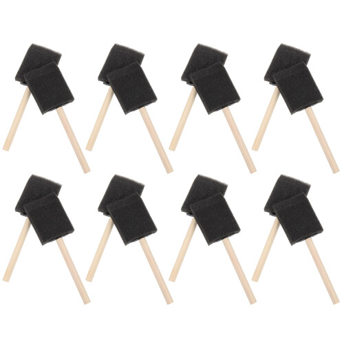 100 Pcs Kid Diy Sponge Brushes For Painting