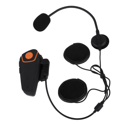 Ακουστικά Bluetooth για μοτοσικλέτα, Full Duplex Intercom με τεχνολογία ακύρωσης θορύβου, 2