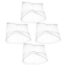 4Pcs Silver Stainless Steel Garden Net Bags for Plant Root Protection
