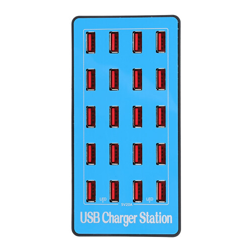 Έξυπνη αναγνώριση φόρτισης, διανομέας USB 20 θυρών με προστασία υπερφόρτωσης, υλικό 1