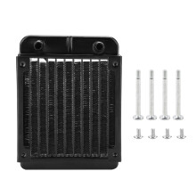 Aluminiowy wymiennik ciepła do chłodnicy chłodzenia wodnego, wydajny radiator do systemów chłodzenia procesora komputera z paskami w kształcie