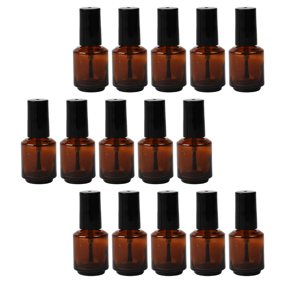 Iplusmile 45 Pcs 7Ml Empty Nail Polish Bottles Cylindrical Glass Vials With Brush