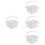 4Pcs White Paint Brush Holder Multi-Function Convenient Brush Cleaner 7
