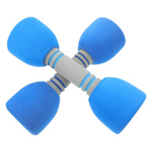 2 Pairs Portable Plastic Dumbbell Hand Weight Bar For Kids