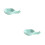 2 Pcs Ceramic Chopstick Rest Holder Japanese Style Light Green 5