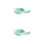 2 Pcs Ceramic Chopstick Rest Holder Japanese Style Light Green 4