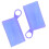 Portable Mask Storage Clips 2X2Pcs Waterproof Holder Purple 11