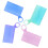 Portable Mask Storage Clips 2X2Pcs Waterproof Holder Purple 3