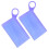 Portable Mask Storage Clips 2X2Pcs Waterproof Holder Purple 7