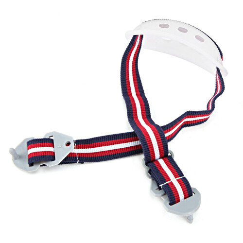 Detachable Chin Strap for White Hard Hat - Secure & Comfortable Fit