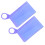 Portable Mask Storage Clips 2X2Pcs Waterproof Holder Purple 8