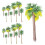 36Pcs Tropical Palm Model Tree For Sand Table Micro Garden Decor 1