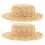 4 Pcs Mini Straw Hats For Dolls Handmade Woven Round Top 3