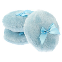 12pcs Refreshing Powder Puff For Body Use Plush Fluffy Design For Home Travel Compact
