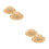 4 Pcs Mini Straw Hats For Dolls Handmade Woven Round Top 7
