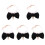 5Pcs Pet Pearl Collar With Bowknot Decorative Necklace 4