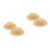 4 Pcs Mini Straw Hats For Dolls Handmade Woven Round Top 5