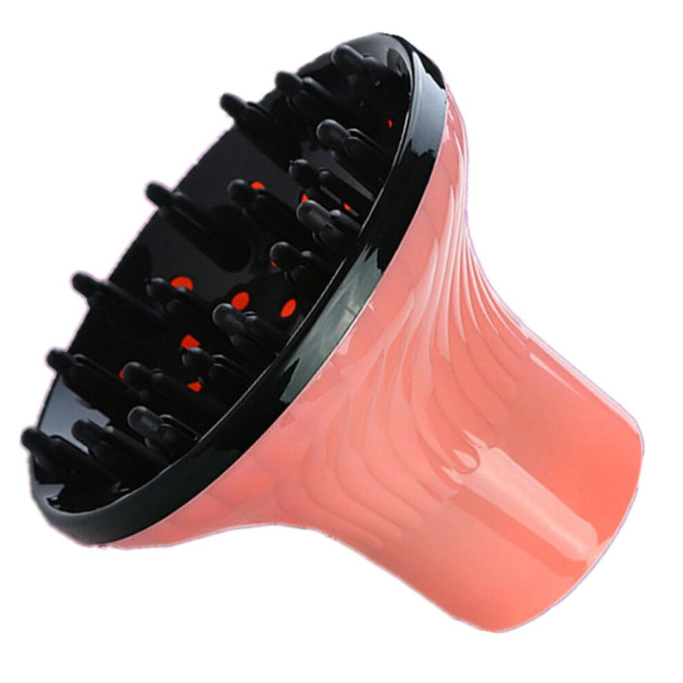 Pink Universal Hair Dryer Diffuser For Curly Hair With Frizz Control And Curl Definition,