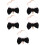5Pcs Pet Pearl Collar With Bowknot Decorative Necklace 9