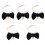 5Pcs Pet Pearl Collar With Bowknot Decorative Necklace 5