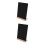 2 Sets Desktop Message Board Small Blackboard With Base 10
