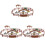 3 Sets Mini Farm Scene Figurines Layout Prop Models Decor 4