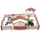 3 Sets Mini Farm Scene Figurines Layout Prop Models Decor 2