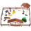 3 Sets Mini Farm Scene Figurines Layout Prop Models Decor 3
