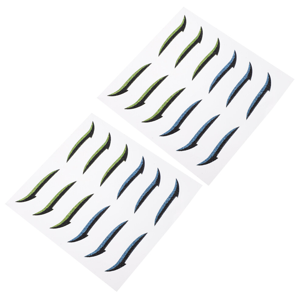 Aboofan 24 Pairs Reusable Eyeliner Stickers Double Eyelid Tapes Eye Makeup