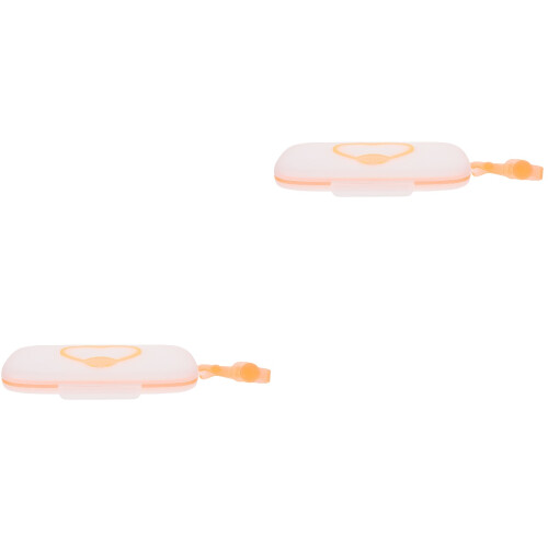 2Pcs Portable Wipes Case with Moisture Lock for Travel 2